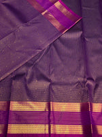 Violet and magenta silk saree- PSSR157