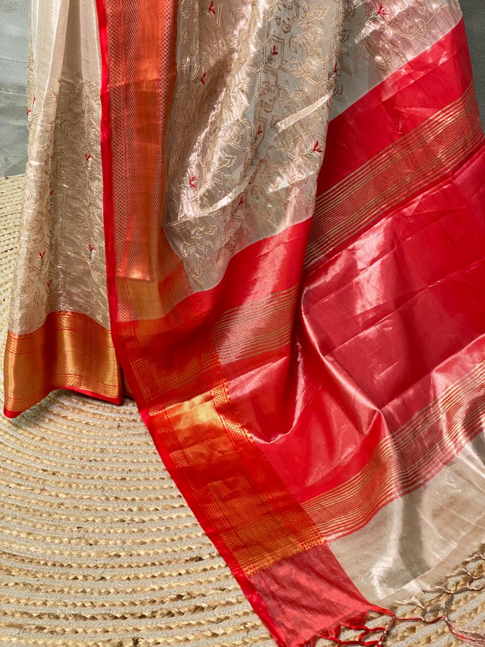 Tissue Banarasi silk saree- MPS10B