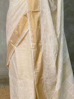 OffwhiteBanarasi silk saree- MPS13