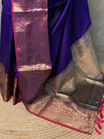 Royal Blue Banarasi saree -BSP4
