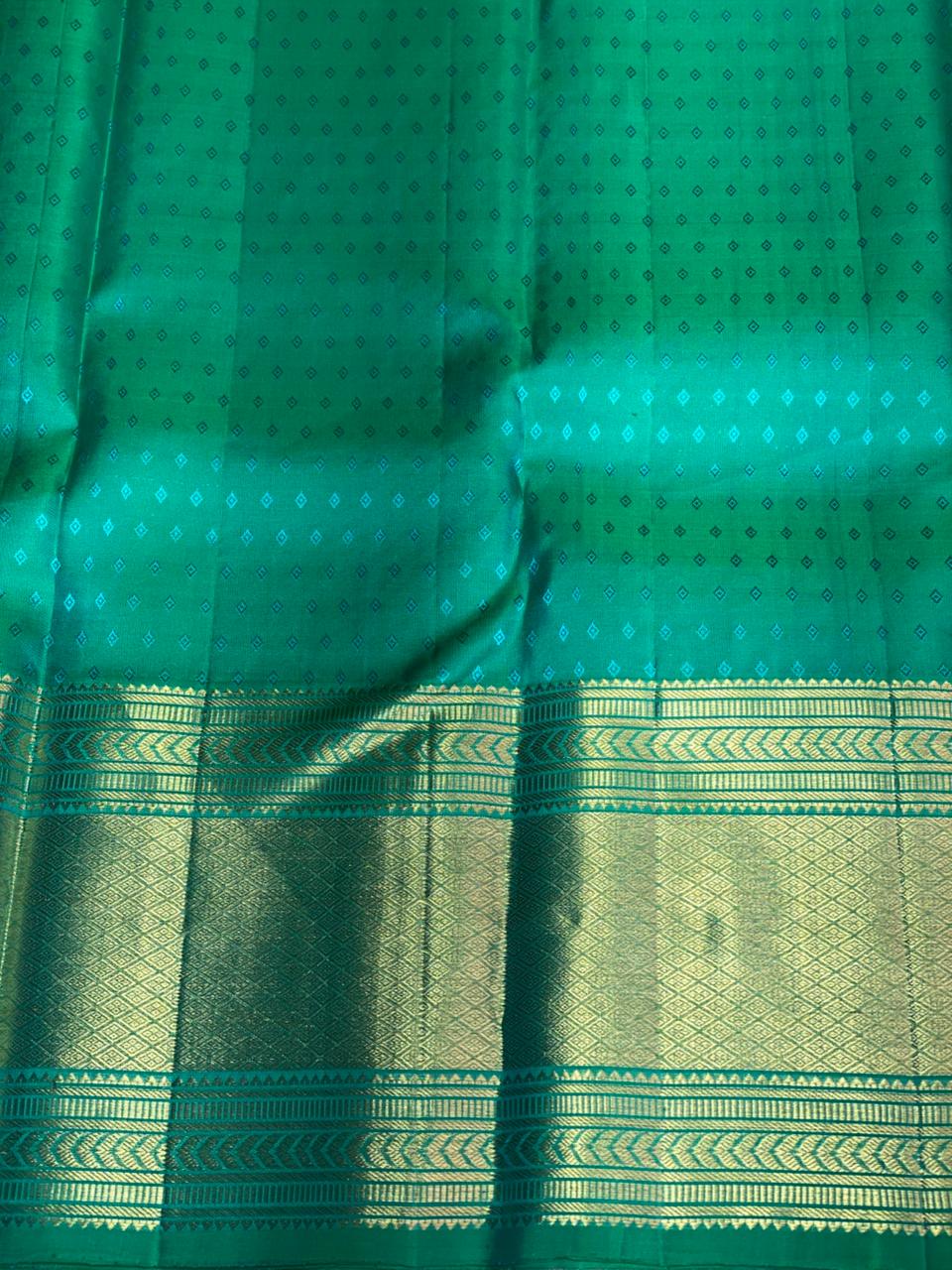 Pastal green Pure Kanchipuram Silk saree - PPURE37