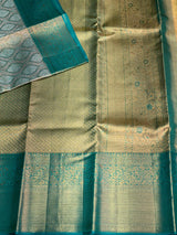 Green Pure tissue Kanchipuram Silk saree - PPURE38