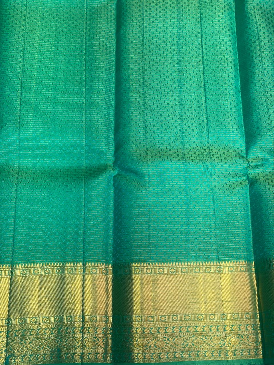 Green Pure Kanchipuram Silk saree - PPURE45