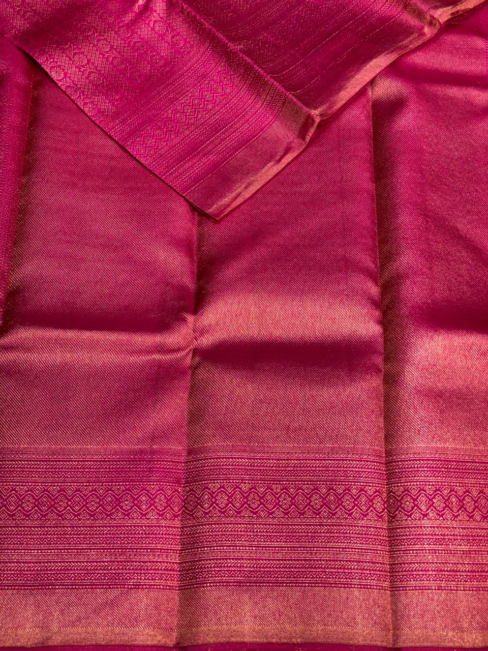 Magenta Pure Kanchipuram Silk saree - PPURE21B