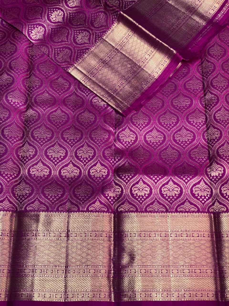Purple Pure Kanchipuram Silk saree - PPURE48