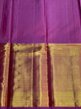 Lilac Pink pure Kanchipuram Silk saree - PPURE51