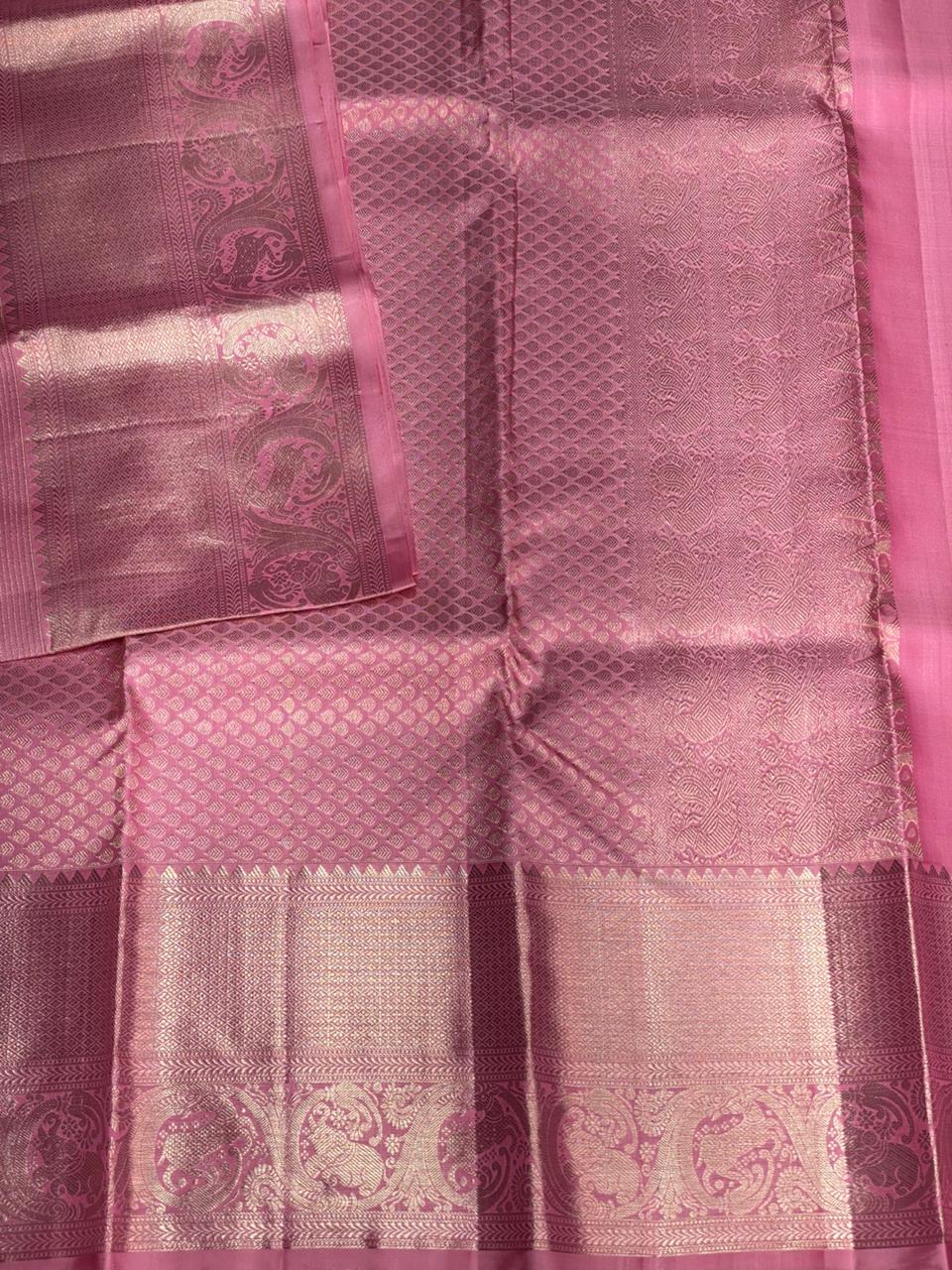Pink Pure Kanchipuram Silk saree - PPURE53