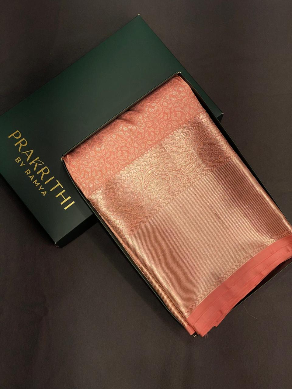 Pink Pure Kanchipuram Silk saree - PPURE55