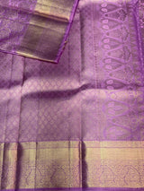 Lavender Pure Kanchipuram Silk saree - PPURE67