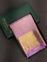 Lavender Pure Kanchipuram Silk saree - PPURE69