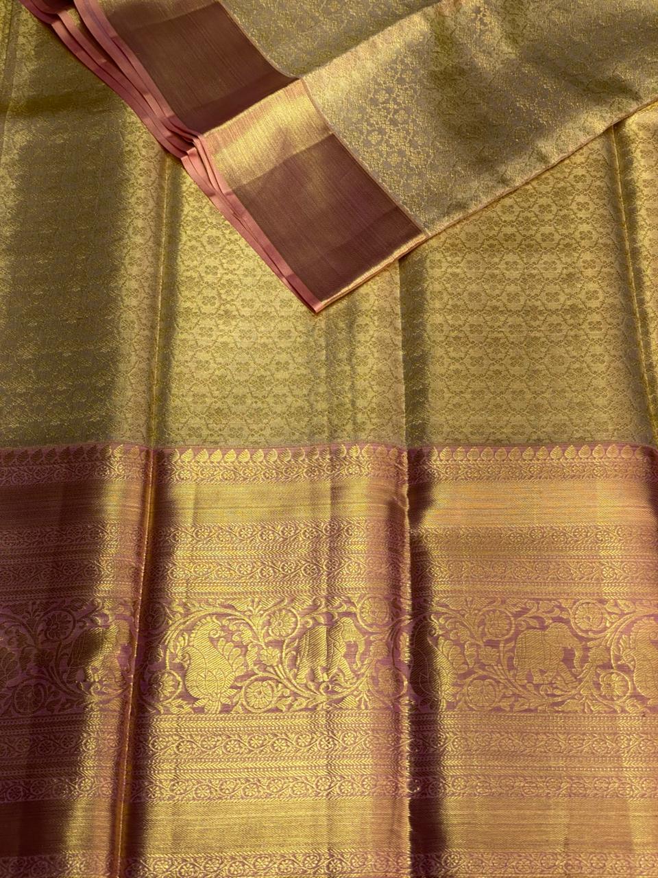 Pure Tissue Kanchipuram Silk saree - PPURE73