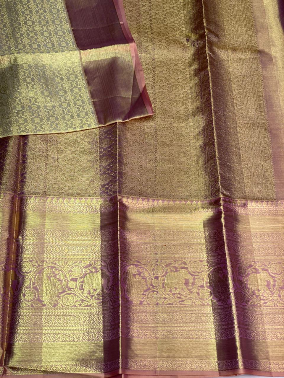 Pure Tissue Kanchipuram Silk saree - PPURE73