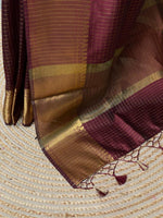 Maroon banarasi silksaree - AISHCK3-IH