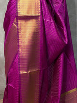 Light wine banarasi silksaree - AISHCK2-IH