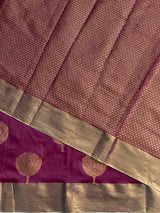 Maroonish Burgendy silksaree - PIH5B