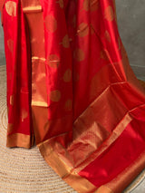 Red Banarasi silksaree - PIH5E