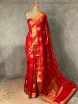 Red Banarasi silksaree - PIH5E