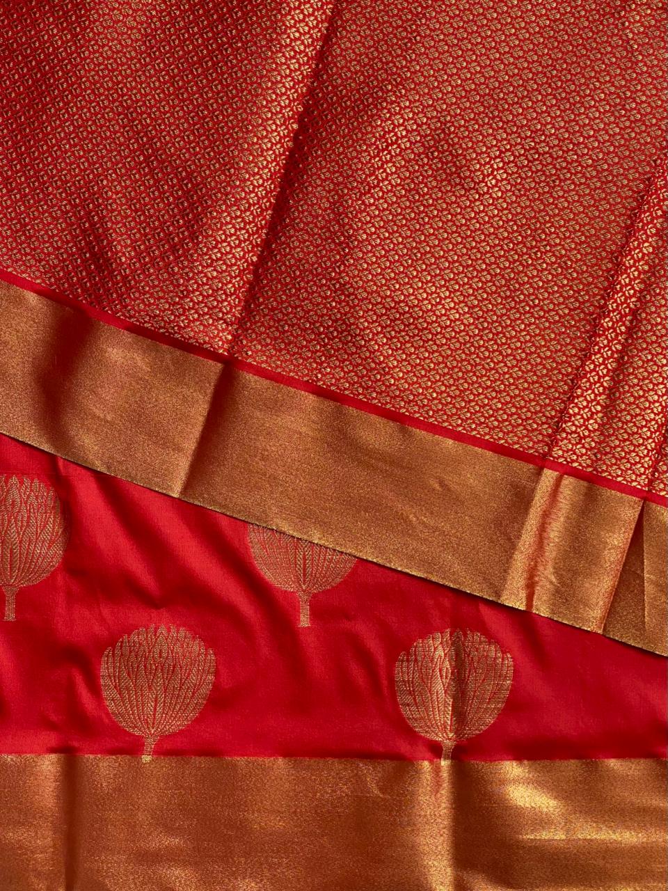 Red Banarasi silksaree - PIH5E