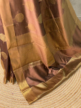 Brown Banarasi silksaree - PIH5F