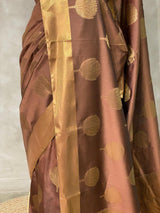 Brown Banarasi silksaree - PIH5F