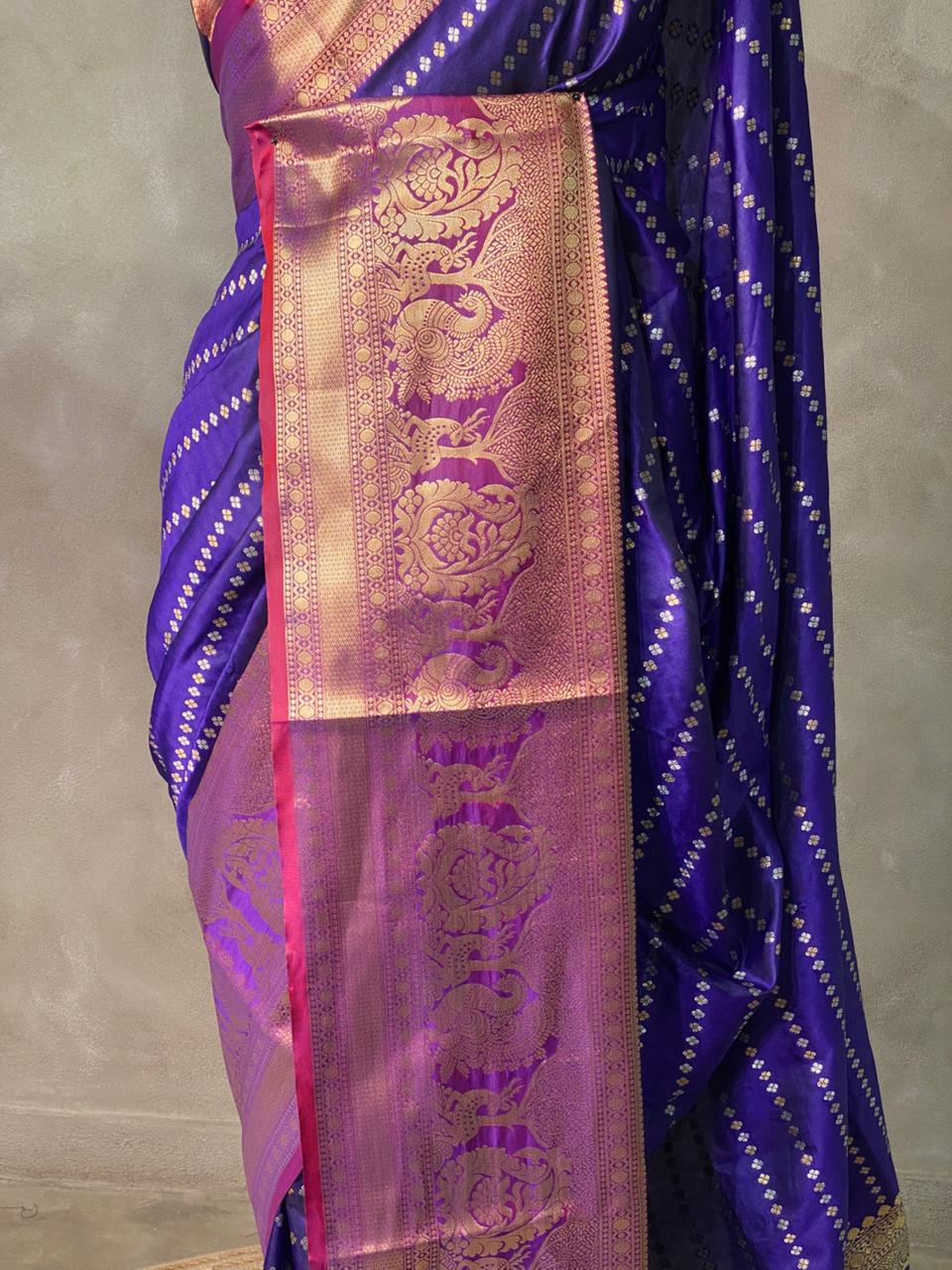 Blue Banarasi saree -BSP3H
