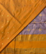 Lavender and Yellow Banarasi saree -BSP14