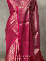 Rani Pink Brocade banarasi saree -MPSB10