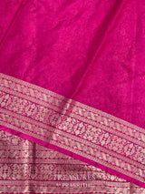 Rani Pink Brocade banarasi saree -MPSB10