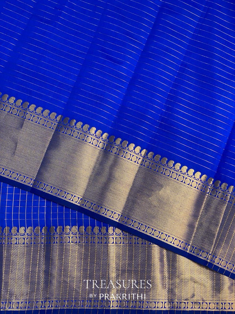 Blue banarasi silksaree - AISHCK5-IH