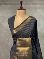 Black banarasi silksaree - AISHCK6-IH