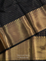 Black banarasi silksaree - AISHCK6-IH