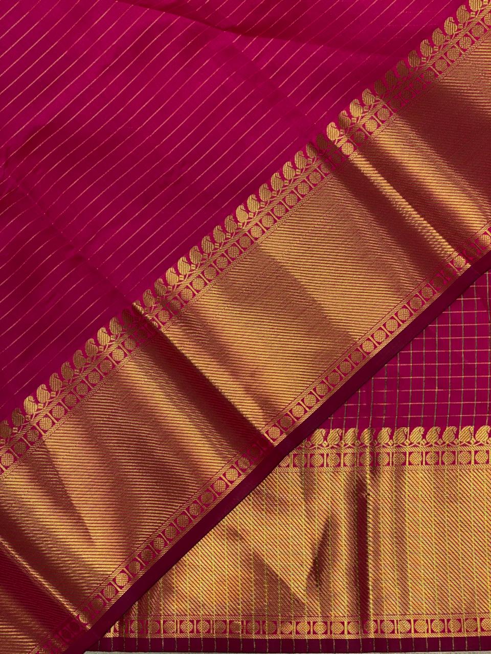 Rani Pink banarasi silksaree - AISHCK8-IH
