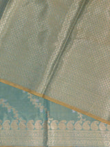 Greenish Blue banarasi silk saree - PIH32B