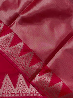 Red Semi banarasi silk saree -PIH37E