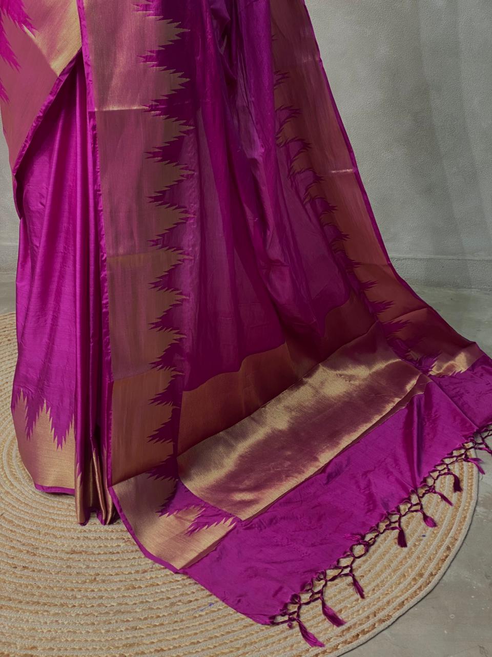 katan Banarasi silk saree- MPS23N3