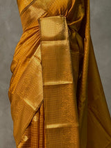 Mustard Yellow banarasi silksaree - AISHCK9D