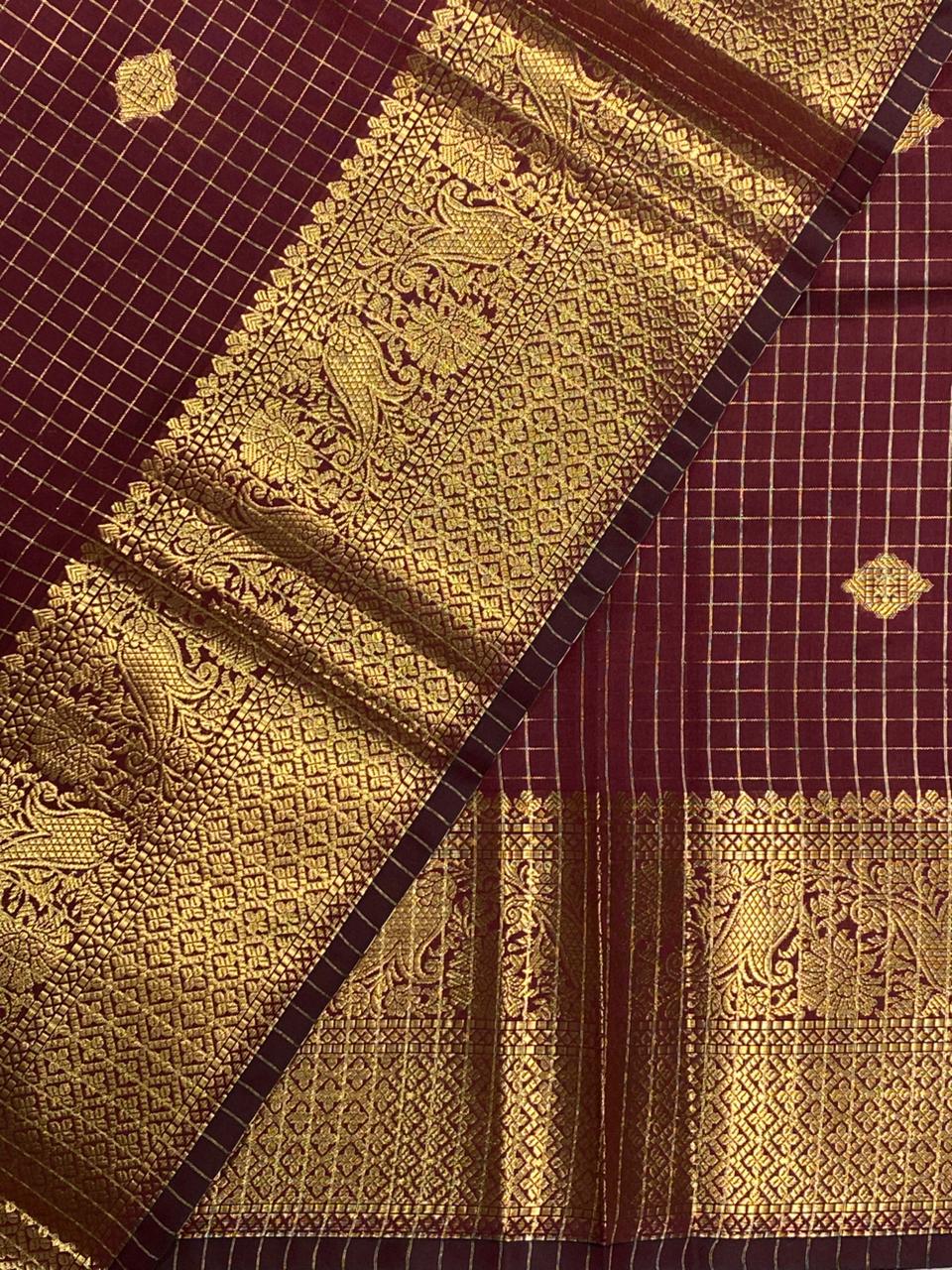 Light Brown banarasi silksaree - AISHCK9E