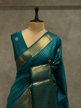 Peacock Blue banarasi silksaree - AISHCK9F