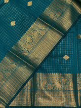 Peacock Blue banarasi silksaree - AISHCK9F