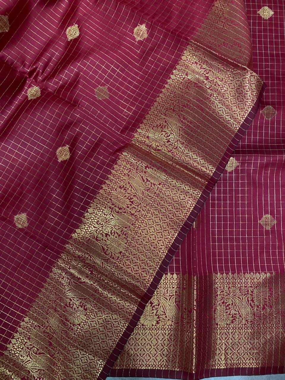 Maroon banarasi silksaree - AISHCK9H