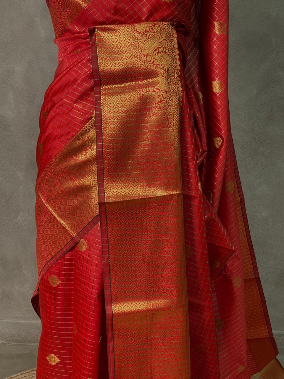 Red banarasi silksaree - AISHCK9I