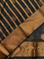 Black Georgette saree -LZ10E