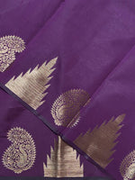Wine banarasi silk saree -PMR4D