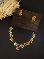 Stone Necklace Set - JW11A