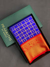 Blue and Red kanchipuram silk saree- PSSR244