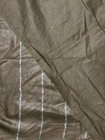 Moss green Tusser silk saree -SOT11