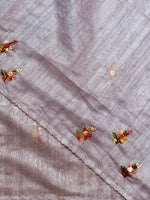 Lavender jute tissuesaree -VR2B