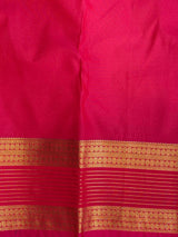 Olive Green and magenta kanchipuram silk saree- PSSR253