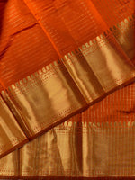 Rust Orange banarasi silksaree - RUK2C
