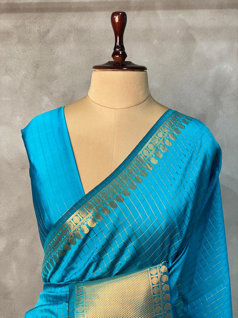 Blue banarasi silksaree - RUK2D